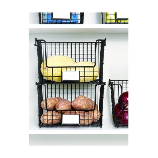 Черна метална кошница , 31 x 25,5 cm Classico - iDesign-image-4