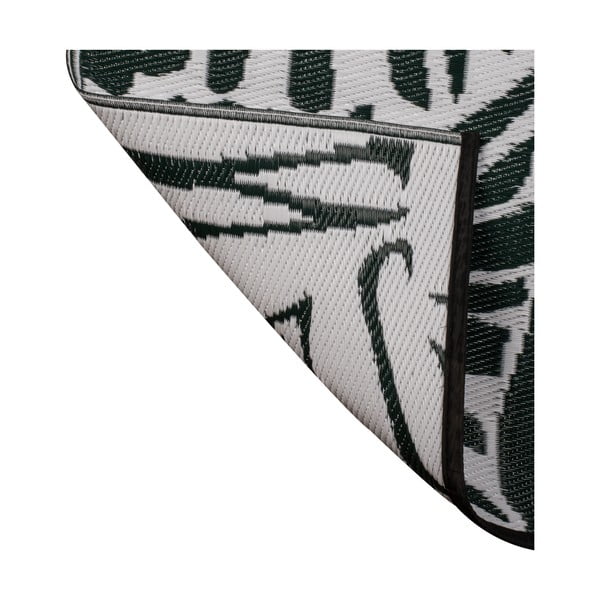 Зелено-бял килим на открито Папрат, 150 x 240 cm - Green Decore-image-3