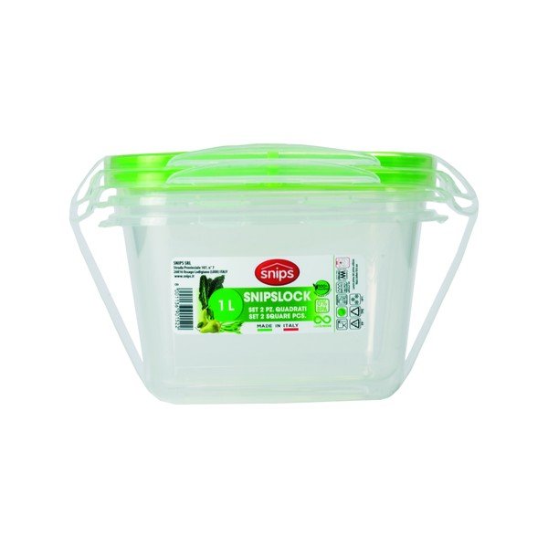 Комплект от 2 кутии за храна , 1 л - Snips-image-3