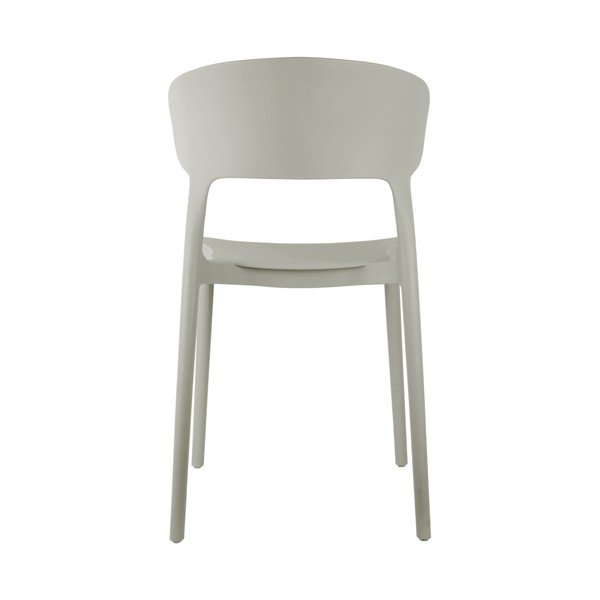 Сив пластмасов трапезен стол Fain – Leitmotiv-image-3