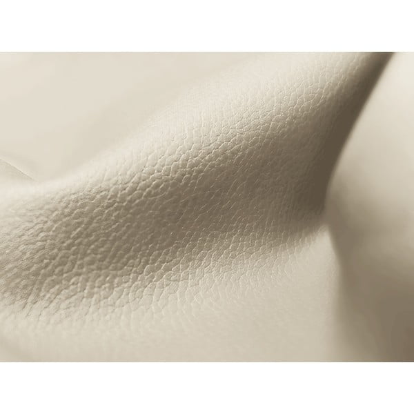 Бежова табуретка  от изкуствена кожа Aloha – Makamii-image-4