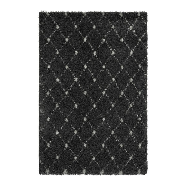 Černý koberec Obsession Manhattan Anth, 80 x 150 cm