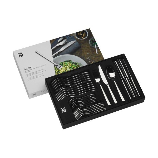 Комплект от 30 прибори за хранене от неръждаема стомана Cromargan® Boston - WMF-image-1