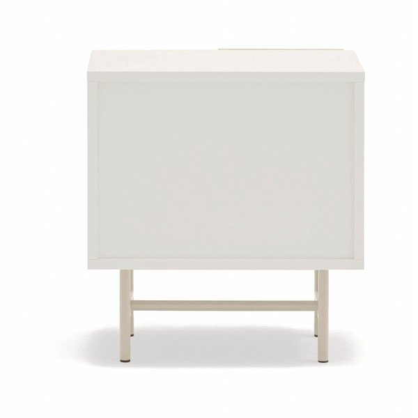 Бежово/кремаво матово нощно шкафче с рафтове Nube – Teulat-image-4