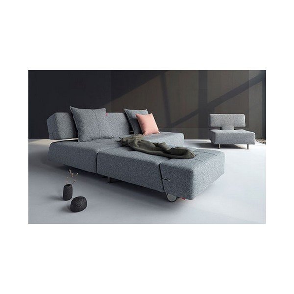 Сиво-бежов разтегателен диван Twist Granite Long Horn - Innovation-image-3