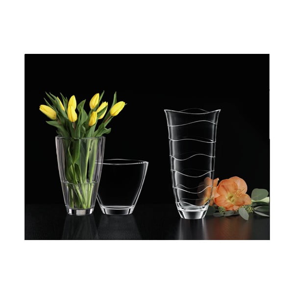 Ваза от кристално стъкло, височина 25 cm Carré - Nachtmann-image-2