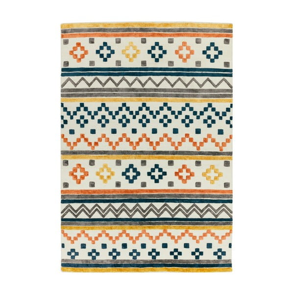 Килим Земни тонове Geo, 120 x 170 cm Theo - Asiatic Carpets