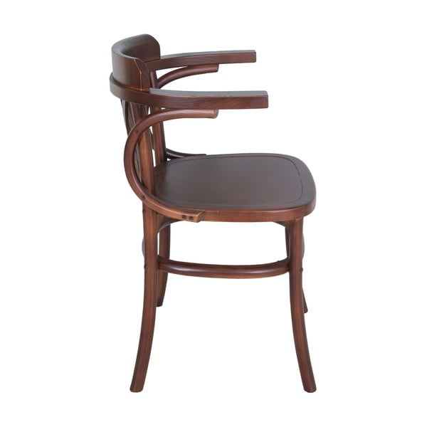 Кафяв трапезен стол от масивен бряст Montmartre – Antic Line-image-2