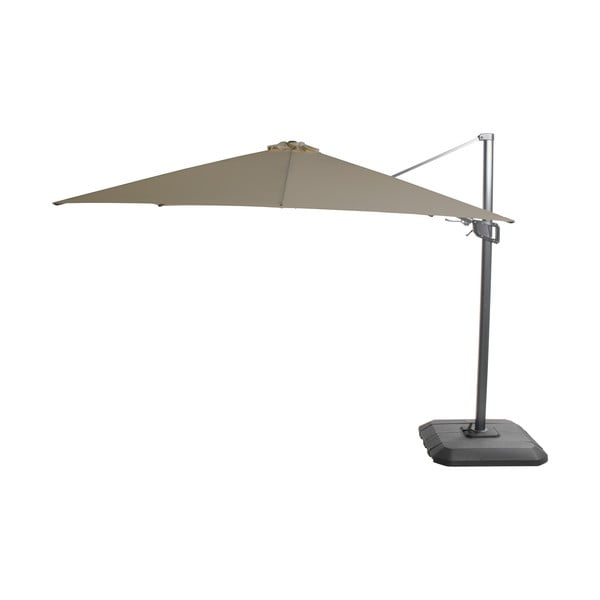 Маслиненозелен квадратен висящ чадър 300x300 cm Shadowflex Deluxe - Hartman