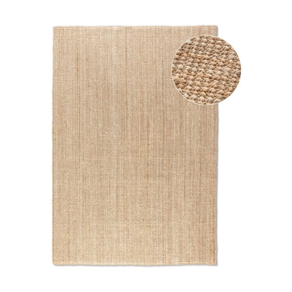 Килим от юта в естествен цвят 120x170 cm Bouclé - Hanse Home
