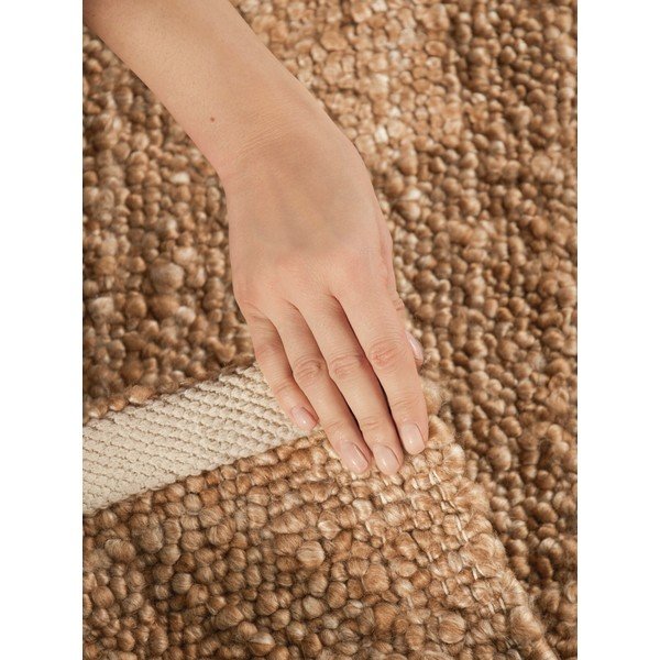 Бежова ръчно изработена пътека от букле 80x200 cm Notting Hill Portobello – Ted Baker-image-4