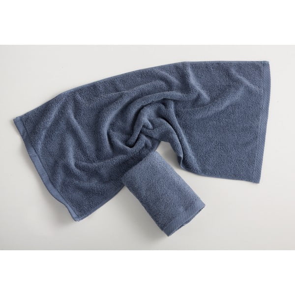 Синьо-сива памучна кърпа , 30 x 50 cm Lisa Coral - El Delfin
