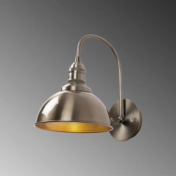 Стенна лампа в месингов цвят ø 21 cm Varzan – Opviq lights-image-3
