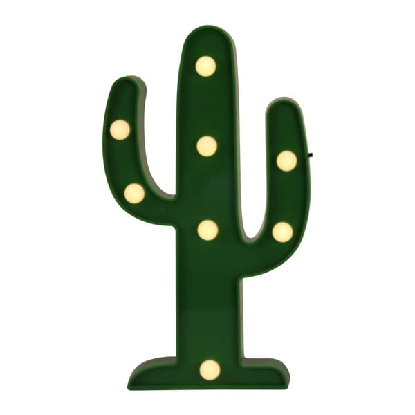 Zelená světelná dekorace Opjet Paris Cactus