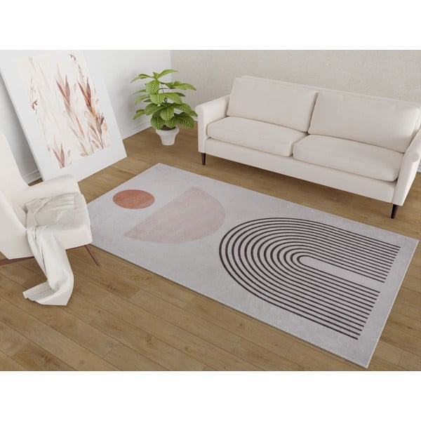 Кремава миеща се пътека 80x200 cm - Vitaus-image-1