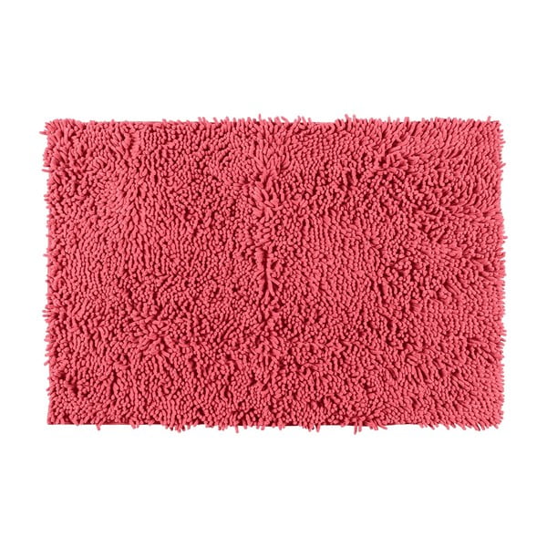 Коралово червена постелка за баня Корал, 80 x 50 cm - Wenko