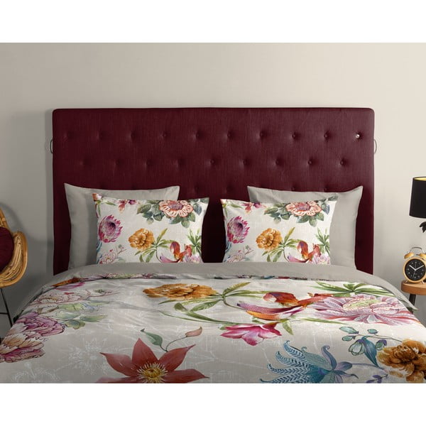 Бежово памучно спално бельо за единично легло 140x200 cm - Good Morning-image-2