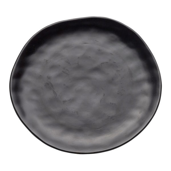 Черна керамична чиния Черно, ⌀ 26 cm Organic - Kare Design