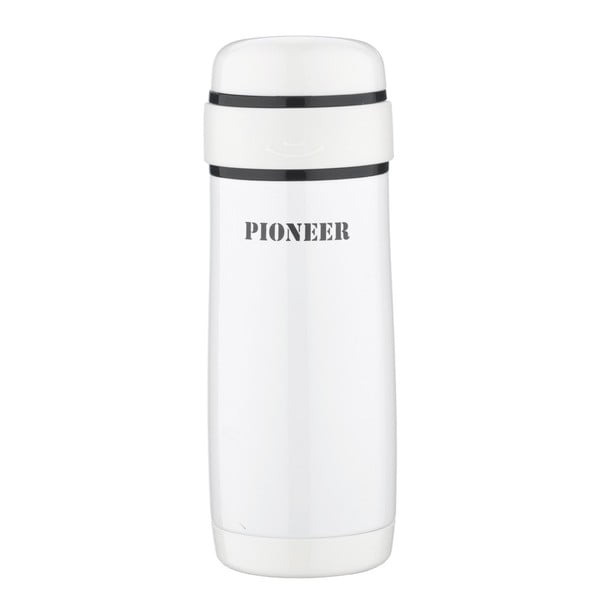 Bílá cestovní lahev Pioneer Capsule, 320 ml