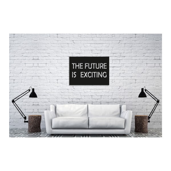 Декорация за стена с надпис Future, 35 x 50 cm - Oyo Concept