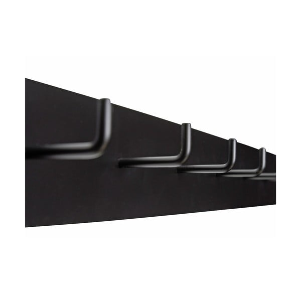 Черна метална стенна закачалка Hack – Hübsch-image-2