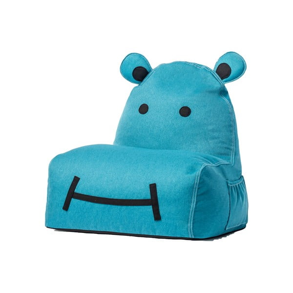 Синя детска чанта за диван Hippo - The Brooklyn Kids
