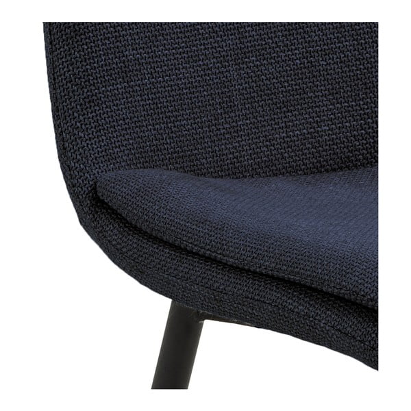 Тъмносин трапезен стол Becca – Actona-image-4