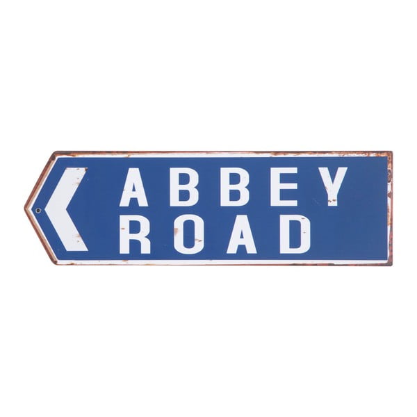 Nástěnná retro cedule Novita Abbey Road