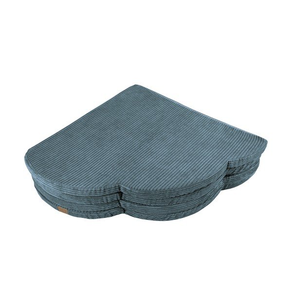 Тюркоазено детско килимче за игра 160x160 cm – Meowbaby-image-4