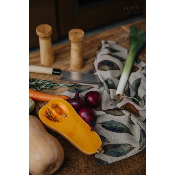 Ленена кърпа за съдове 65x65 cm Golden Fall – Linen Tales-image-2