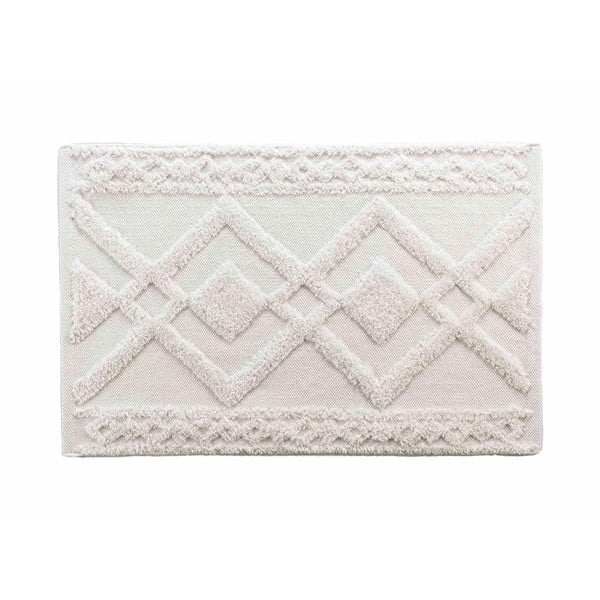 Бял килим за баня 50x80 cm Gladis – douceur d'intérieur