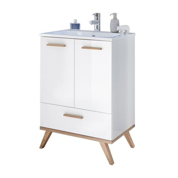 Бял шкаф без мивка 61x88 cm Set 923 - Pelipal-image-2