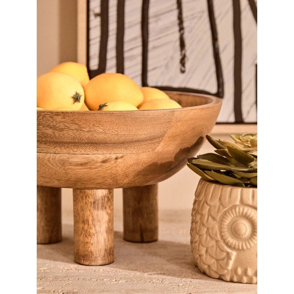 Дървена купа в естествен цвят ø 27 cm Kara – Premier Housewares-image-3