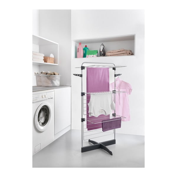 Сива/в сребрист цвят сушилня за дрехи 22 m Thunder – Metaltex-image-3