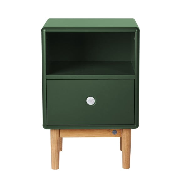 Тъмнозелено нощно шкафче Color Box - Tom Tailor
