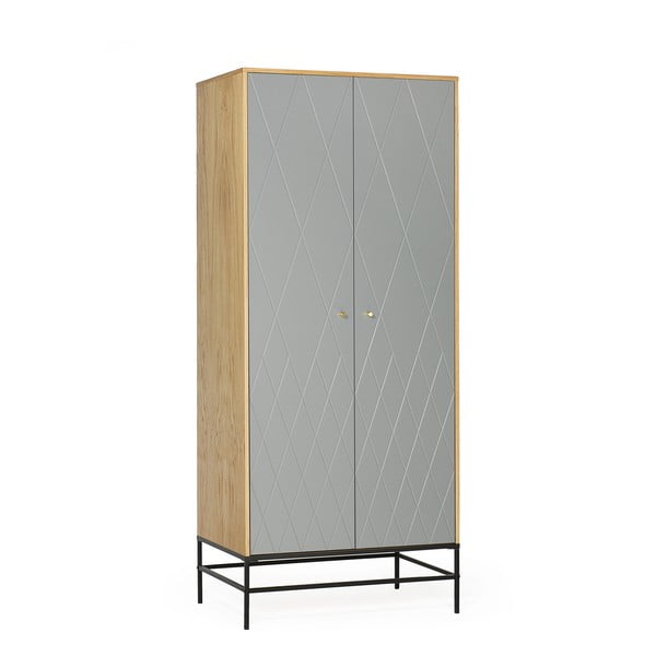 Сив гардероб 80x190 cm Mia - Woodman-image-3