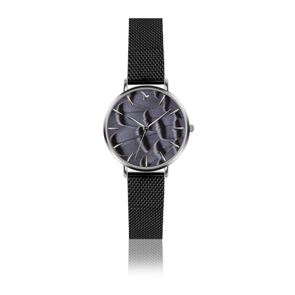 Dámské hodinky s páskem z nerezové oceli černé barvy Emily Westwood