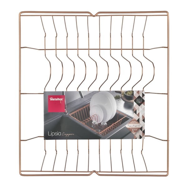 Тава за оттичане с меден цвят - Metaltex-image-1