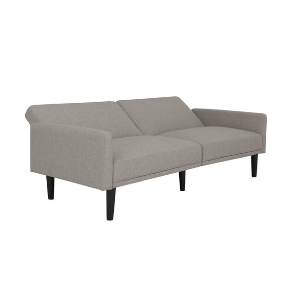Светлосив разтегателен диван 198 cm - Støraa-image-3