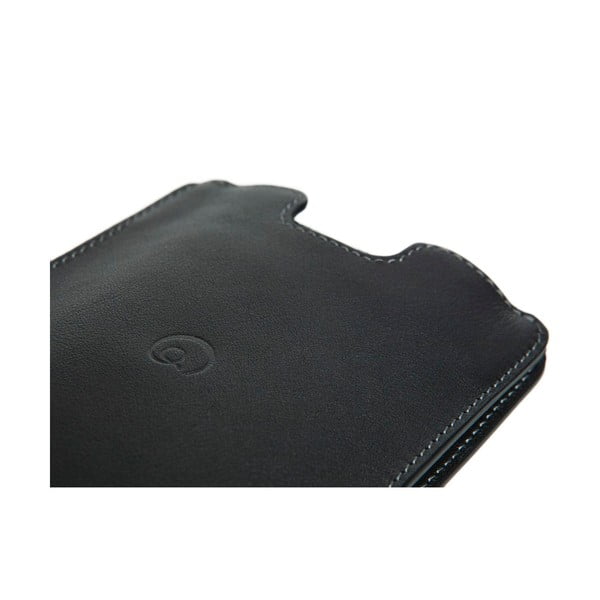 Danny P. kožená peněženka s kapsou na iPhone 5S Black-image-2