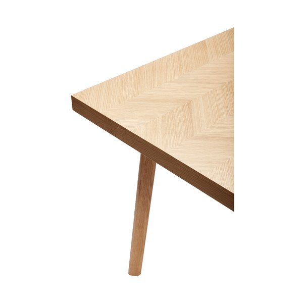 Трапезна маса от декор от дъб  100x200 cm Herringbone – Hübsch-image-3
