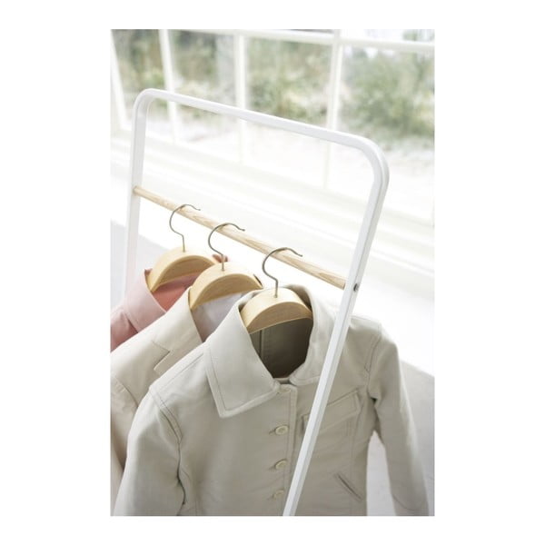 Бяла метална стойка за дрехи Tower – YAMAZAKI-image-3
