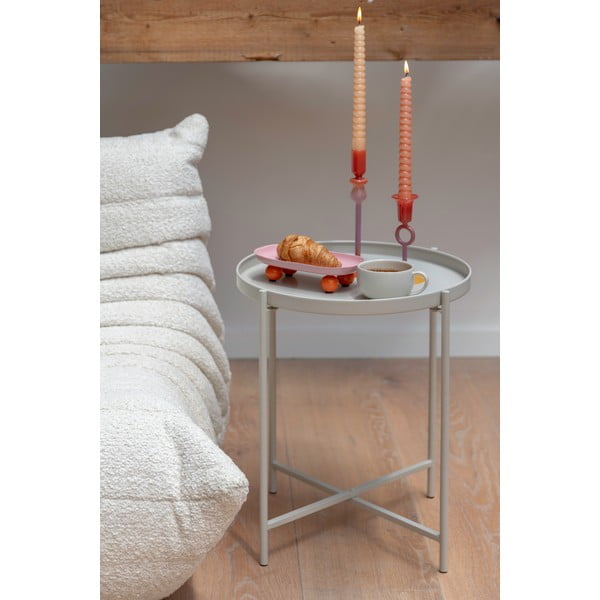 Метална кръгла странична масичка ø 40 cm Meseta  – Leitmotiv-image-1