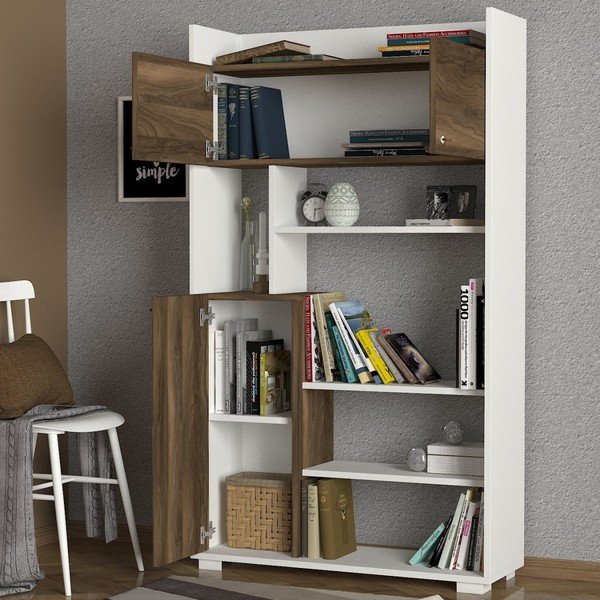 Шкаф с рафтове Punto, височина 156 cm - Tera Home-image-2