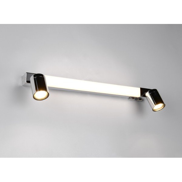 LED стенна лампа в лъскаво сребристо Enrico – Trio-image-1