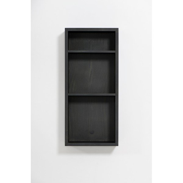 Стенен рафт за баня от черен дъб Slimline - Wireworks-image-4