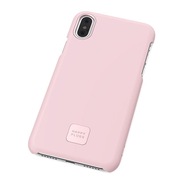 Розов капак за телефон за iPhone X и XS Slim - Happy Plugs