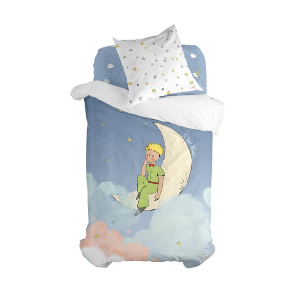 Памучно детско спално бельо за единично легло 135x200 cm La lune - Mr. Fox