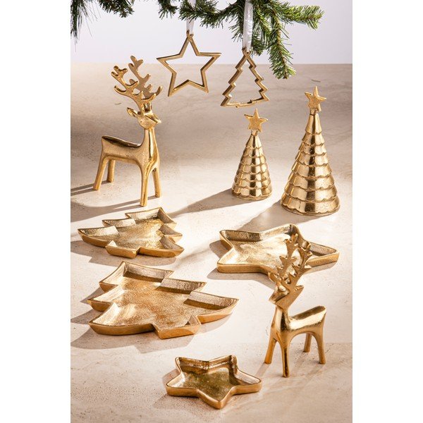 Метален декоративен поднос 24x23 cm Noelle Christmas Tree – Ladelle-image-3