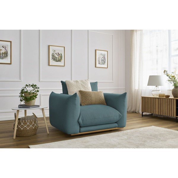 Синьо  кресло Ernest – Bobochic Paris-image-1